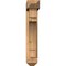 Ekena Millwork Merced Arts and Crafts Smooth Bracket w/ Offset Brace, Western Red Cedar, 5 1/2"W x 22"D x 30"H BKT0604X22X30MRC03SWR - alternate 2